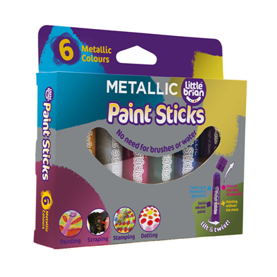 Paint Sticks Metallic Colours 6 Pack